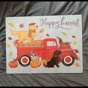 Glass Fall Cutting Board Kitchen Decor